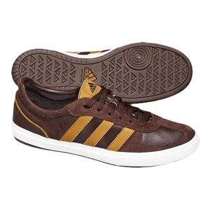 adidas | Shoes | Adidas Samba Vulc Li Soccer Sneakers Brown Suede Leather  Low Top Mens Size 95 | Poshmark